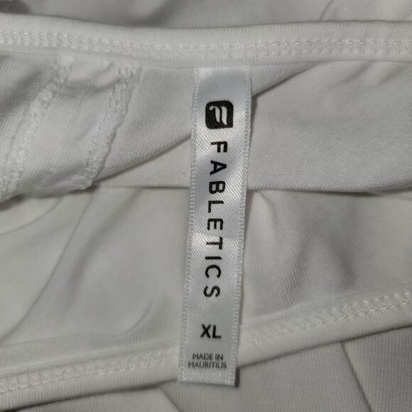 Fabletics nwot Terri Yoga Tank Top white XL - Picture 6 of 7
